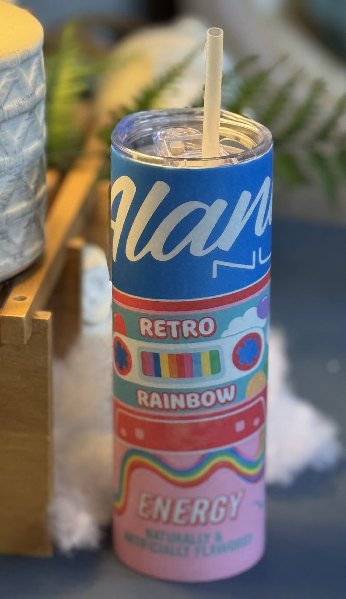 20oz Stainless Steel Energy Tumbler